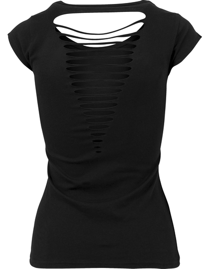Rechtsdruck Ladies´ Back Cut Tee 100% Baumwolle